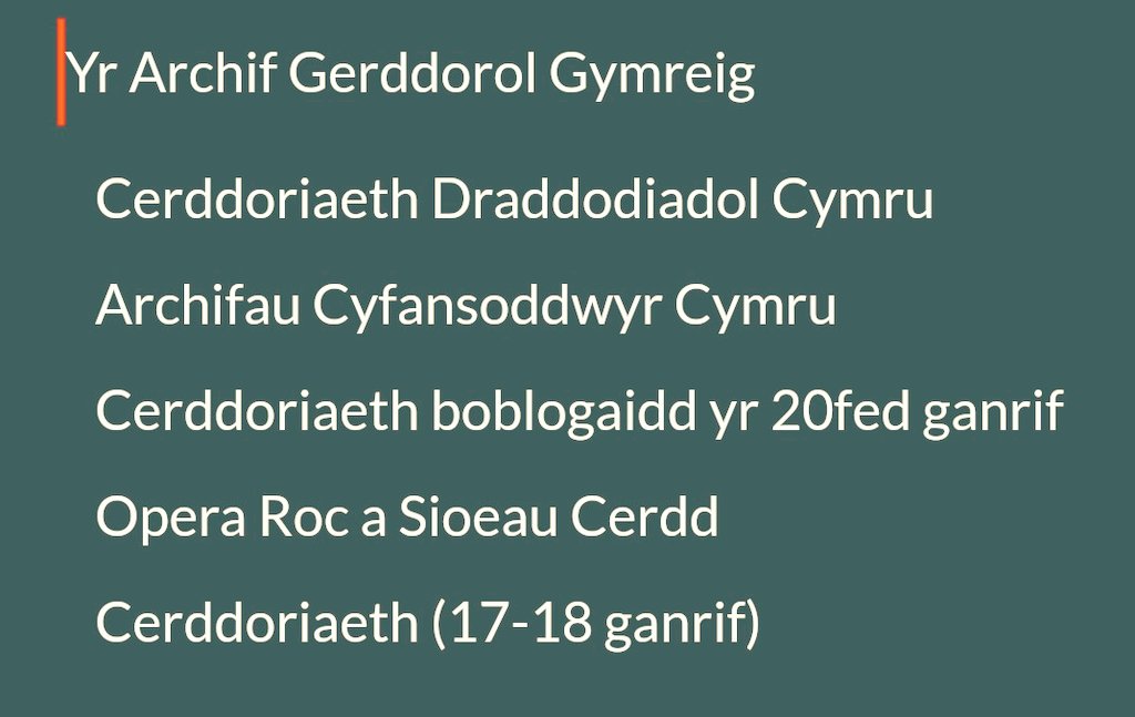 🎵 Yr Archif Gerddorol 🏴 tweet media