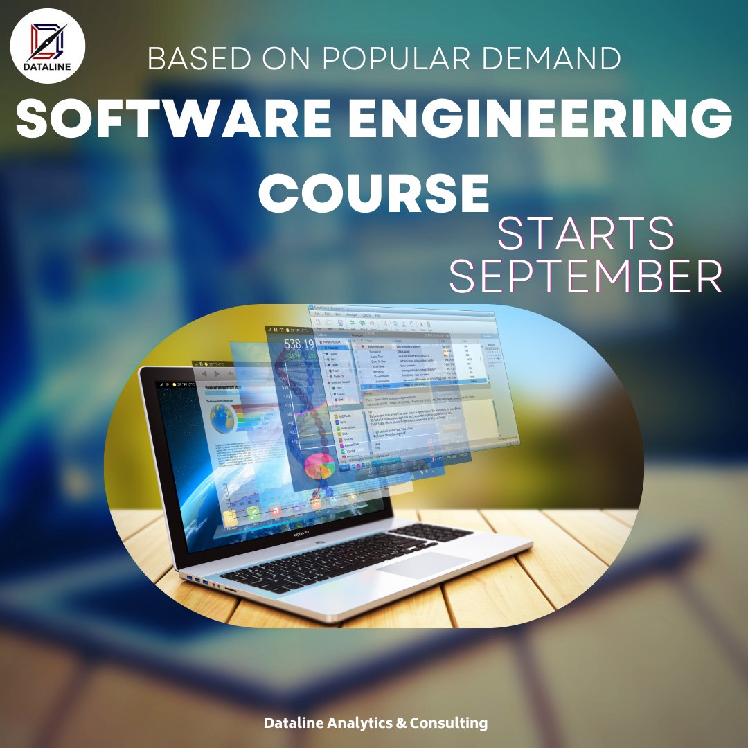 Dataline_dac's tweet photo. Based on popular demand!!!! We would be launching our first ever software engineering class in September!!! Details coming shortly
#dataline #SoftwareDeveloper #softwareengineer #softwaredesign https://t.co/0CSnzUAp4G