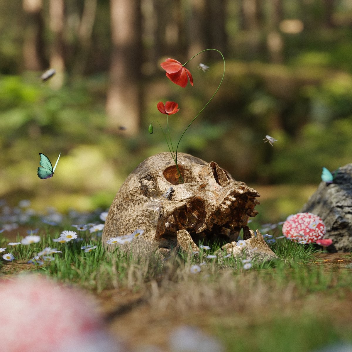 When nature thrives.🌲

Dropping today, part of a Mortality mini-series.💙

#algofam #AlgoNFT #ALGONFTs #Algorand #ALGO