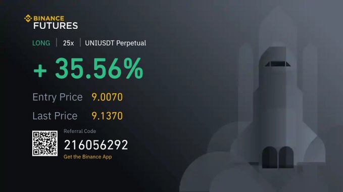 #UNI 

TELEGRAM KANALIMDAN PAYLAŞTIĞIM #UNI ANLIK OLARAK İLK HEDEFİNİ TAMAMLADI DEĞERLENDİREN DOSTLARIM GÜLE GÜLE HARCASIN 🚀🚀💵💵

#BTC #ETH #BNB #GAL #1INCH #OCEAN #KLAY