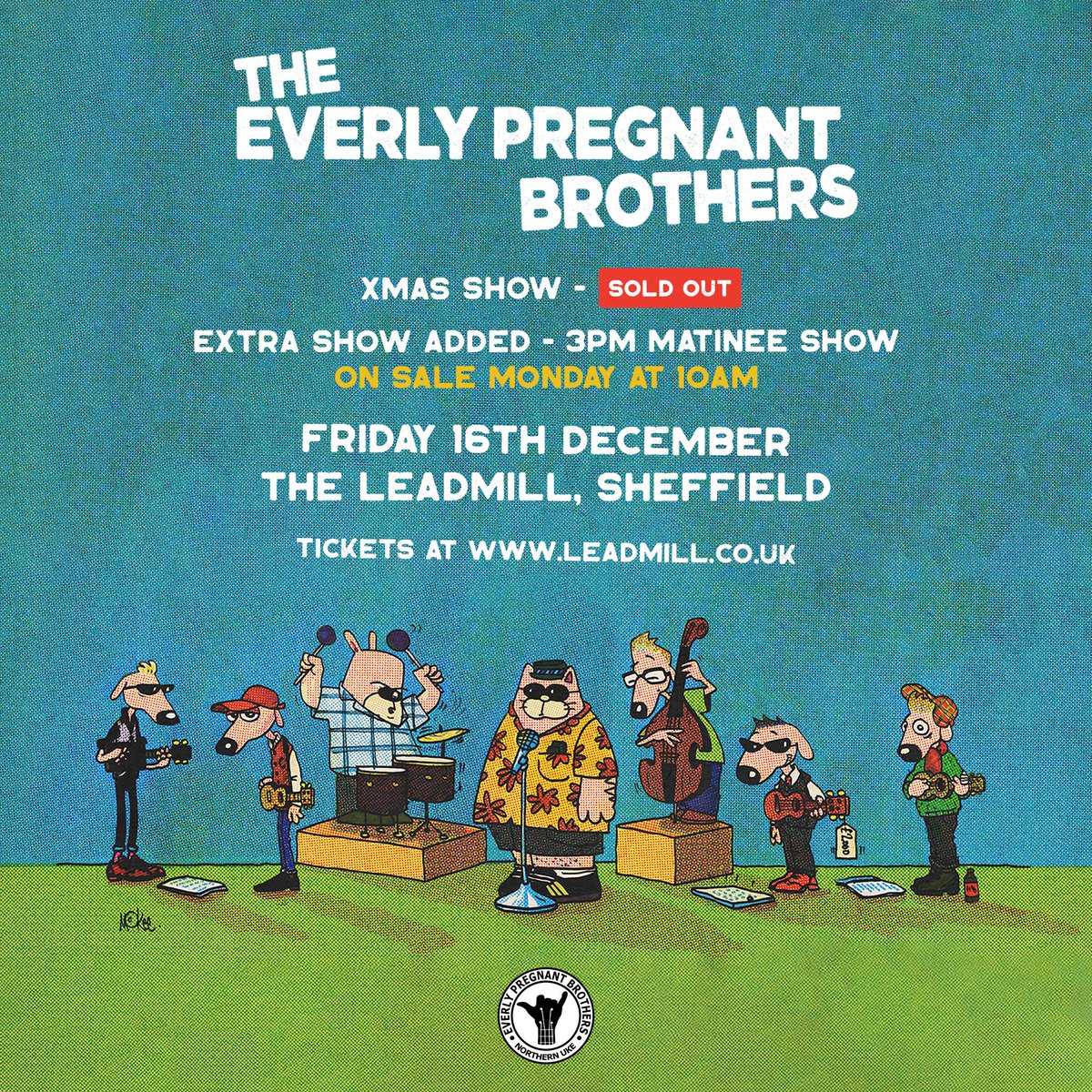On Sale Now 🚨

After a rapid sell-out for their evening show, hometown heroes The <a href="/EverlyPregnant/">Everly Pregnant Bros</a> Brothers have added a very special matinee Xmas performance ❄️

Tickets here > bit.ly/EPBMatlM