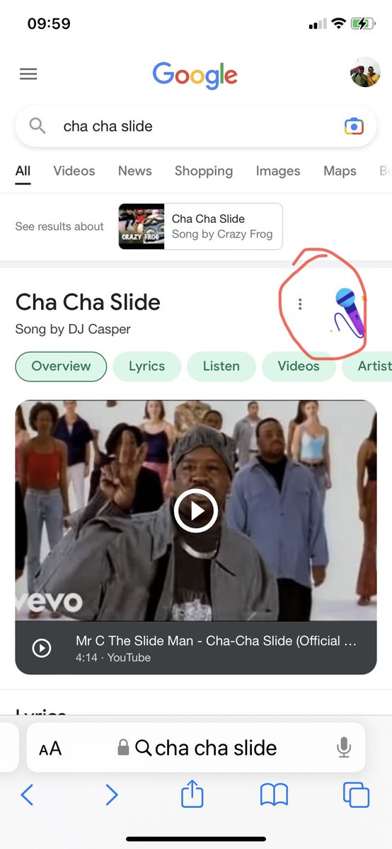 Son_of_Rob's tweet image. Just found this out! Google cha cha slide and press the mic and shapes that follow. #chachaslide #Google #googlefun