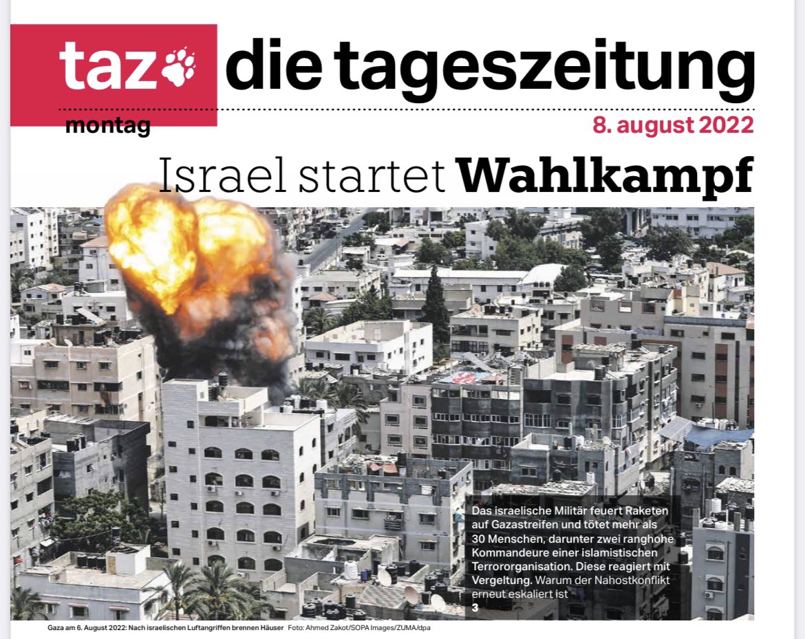 Hey <a href="/tazgezwitscher/">taz</a> Ihr habt keine Ahnung, was es bedeutet, Dschihadisten als Nachbarn zu haben.   

Ich hoffe, dass ihr dies auch nie erfahren werdet.   

Dass sich demokratische Staaten gegen Dschihadisten verteidigen, ist kein Wahlkampf. 

Im Gegenteil - es ist ihre Pflicht.