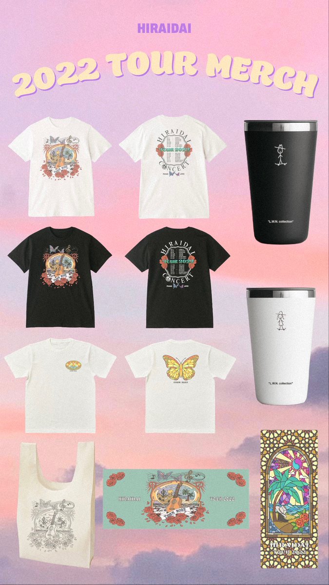 HIRAIDAI TOUR 2022』OFFICIAL MERCHANDISEの一部アイテムを一足早く