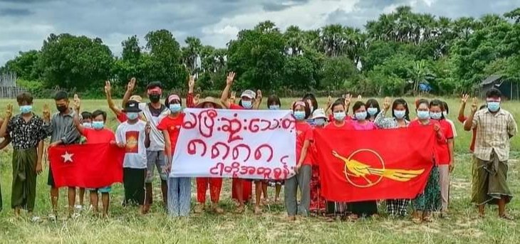 Anti-coup revolutionary strike 

#2022Aug8Coup #8888UprisingIn2022 #NeverForgiveNeverForget #WhatsHappeningInMyanmar