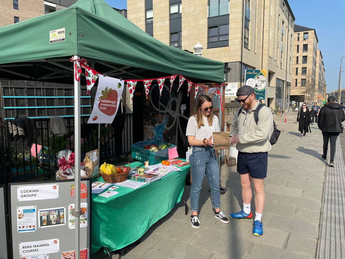 Come and say hello between 11.30am-1pm this Thursday #LeithWalkPoliceBox. Pop by to find out what courses and workshops we've got coming up. Jess &amp; Emma will also be dishing out some fresh fruit so you can also bag 1 of your 5-a-day! 🍊🍒🍇🍎 #LeithWalk #SupportLocal