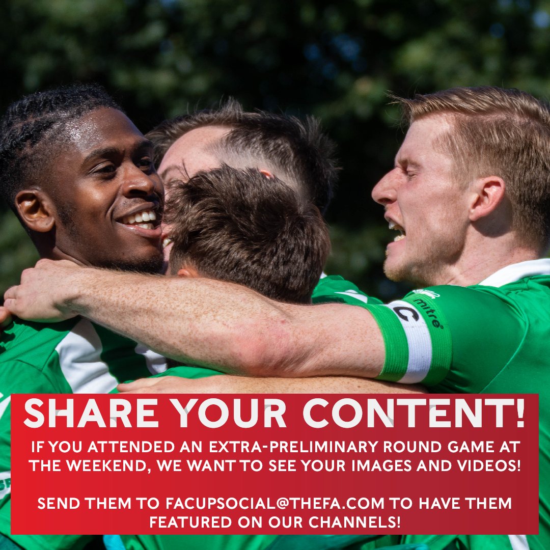 We want to see your extra-preliminary round content! 📸🤳

#EmiratesFACup
