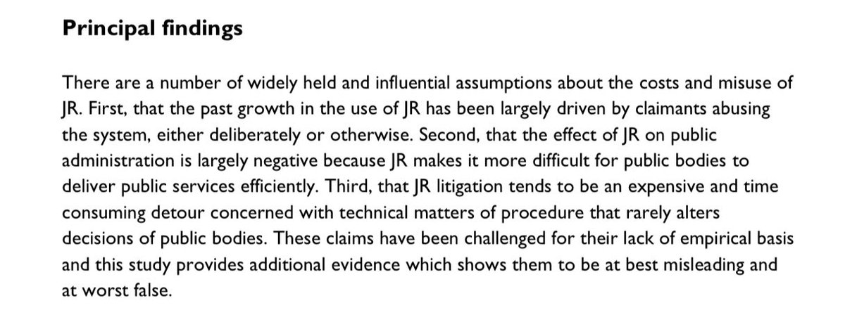 MDmediation1's tweet photo. Thanks for this thread, @RobertThomas223. We have sound #research findings busting these myths about judicial review:
https://t.co/6BdVEkyWVX
But let’s not let #evidence get in the way of ideological policy-making!
#adminjustice #judicialreview @uk_aji @ajc_justice https://t.co/Wro4otRK6q