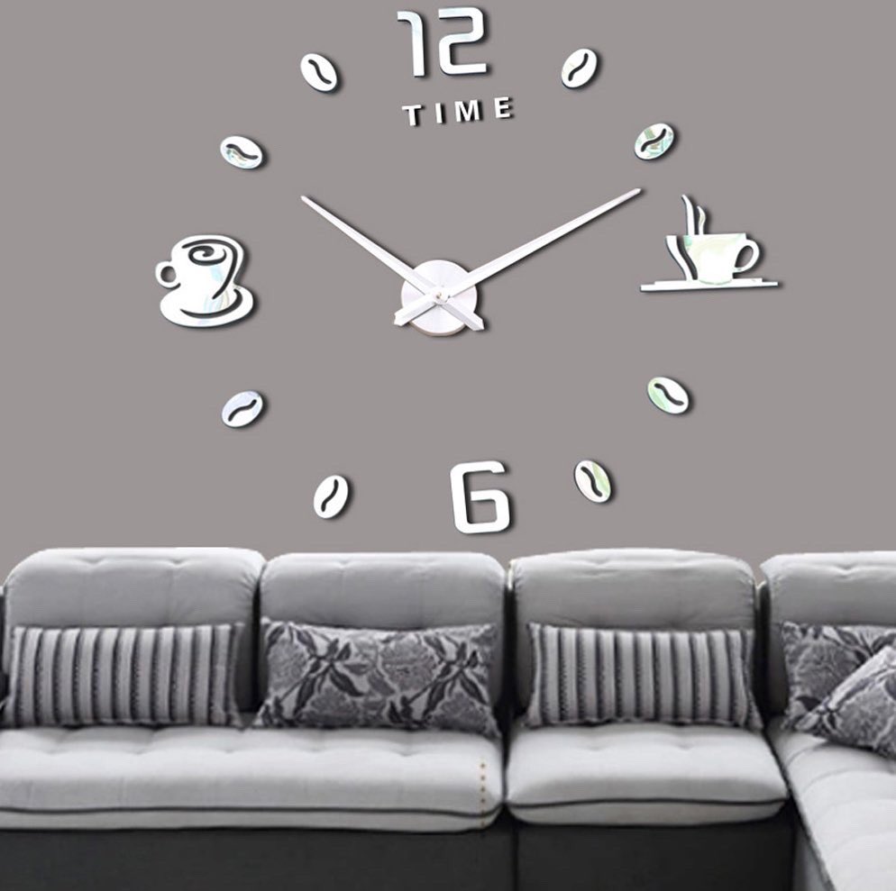 MertHomes's tweet photo. Coffee Leisure Creative Oversized DIY Stereo Clock Mirror, Wall Sticker Clock
 available in Gold, Silver and Black for #12,000. 

#wallclock #wallsticker #wallclockdesign https://t.co/nVixNzSCwJ
