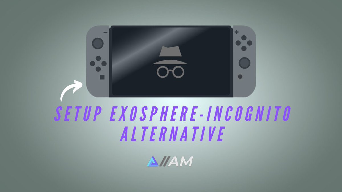AlphaModding1's tweet photo. New video is up guys
How to install & use #exosphere on the oled #switch
https://t.co/TMj0ZB4xII
#handheldconsole #nintendoswitch #retrogaming #switchmods #switchhomebrew #nintendoswitch #nintendoswitchmod #cfw #youtube #handheldgames #tutorials #incognito #block #nintendo https://t.co/u5MYBeawvl