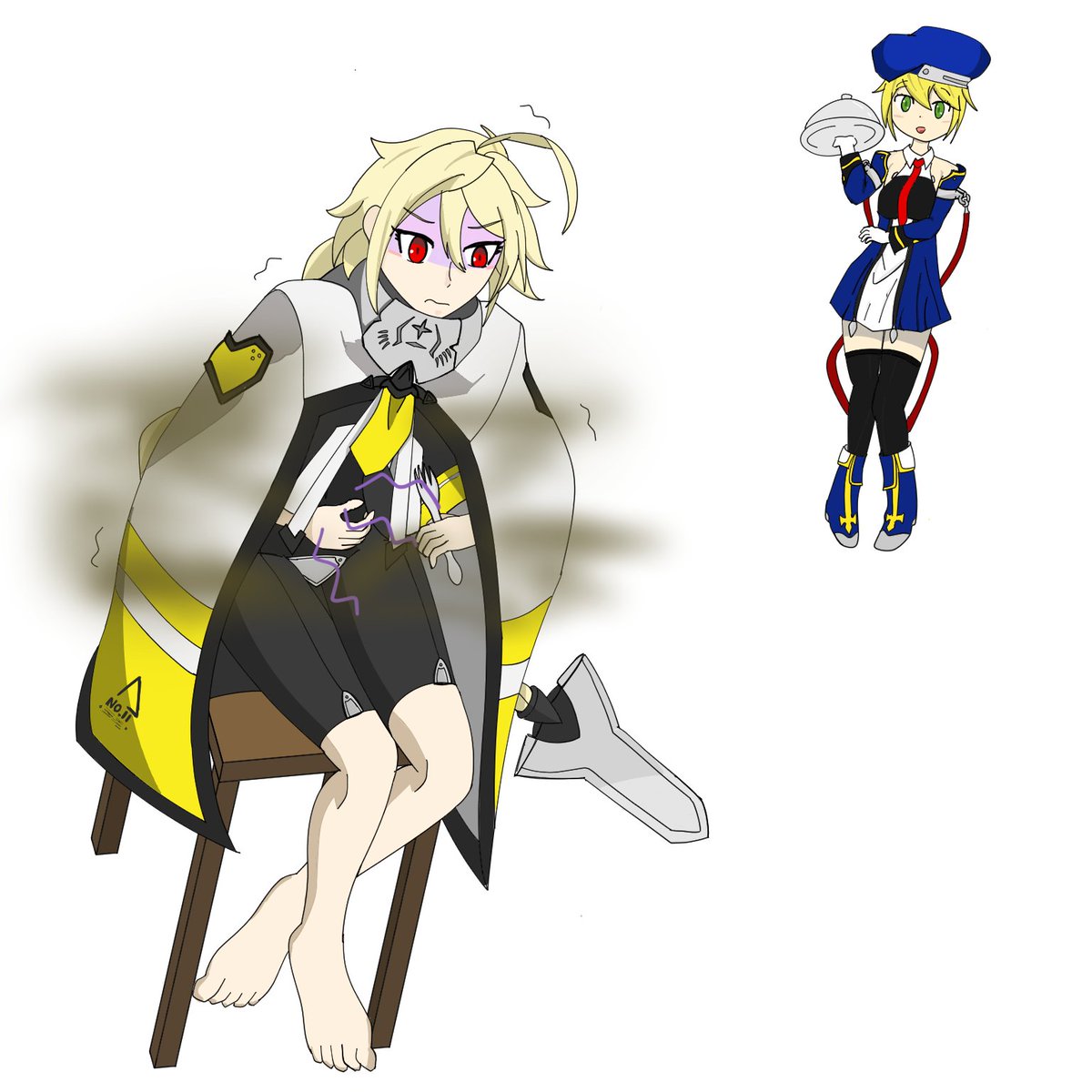 Λ-No.11 / Noel Vermillion
ラムダ・イレブン / ノエル=ヴァーミリオン
#fart #おなら