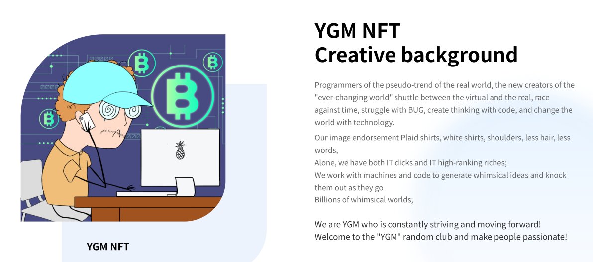 YunGou_NFT's tweet photo. In YGM,the NFT of https://t.co/fD3Sca0H1d is shown from a broad perspective.NFT holders can use https://t.co/SDhWG2aqLW to issue and cast an exclusive NFT #opensea https://t.co/5mnwdvDnyV