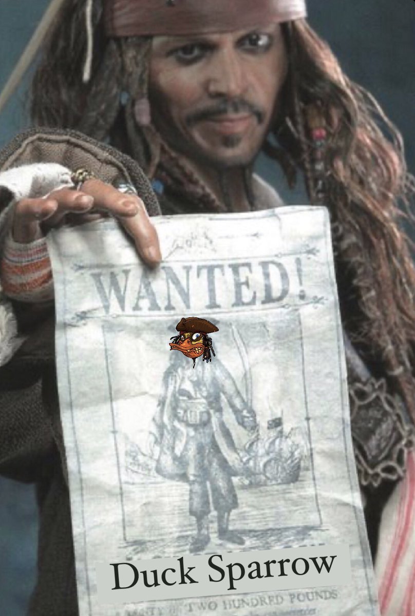 MOST WANTED‼️🫢
Quack quack, where is Duck Sparrow? 🐥
#NFT #NFTMINT #FreeMints #nftcollector #NFTCommmunity