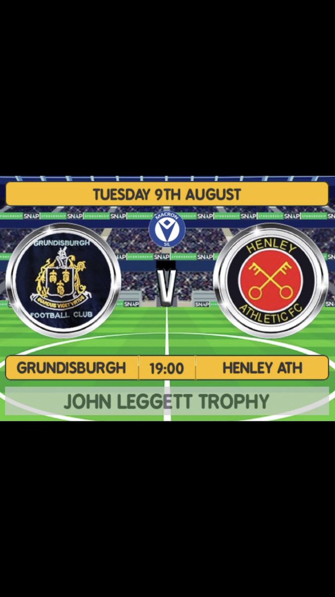 @Grundisburgh_fc (@fcgrundisburgh) on Twitter photo Pre season continues tomorrow evening Tuesday August 9th for our first team when we welcome <a href="/HenleyAFC/">Henley Athletic FC</a> to the playing field for the annual John Leggett Trophy game, 7pm kick off ⚽️ Pre season continues tomorrow evening Tuesday August 9th for our first team when we welcome <a href="/HenleyAFC/">Henley Athletic FC</a> to the playing field for the annual John Leggett Trophy game, 7pm kick off ⚽️