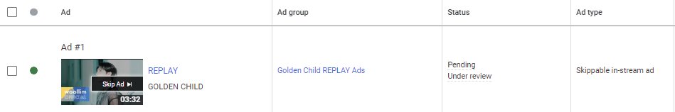 Hello Goldenness 🎳

We have some left credits from the previous comeback. We will be using it to put ads on Google. We will try to bring the MV to mobile applications. 

We hope you will see the ads. 

#GoldenChild_AURA  #GoldenChild_Replay  #GoldenChild  #리플레이  #골든차일드