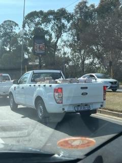 Main Road, Fourways JHB: Correctional Services vehicle spotted transporting documents/files like this… <a href="/DOJCD_ZA/">The DoJ & CD</a>
