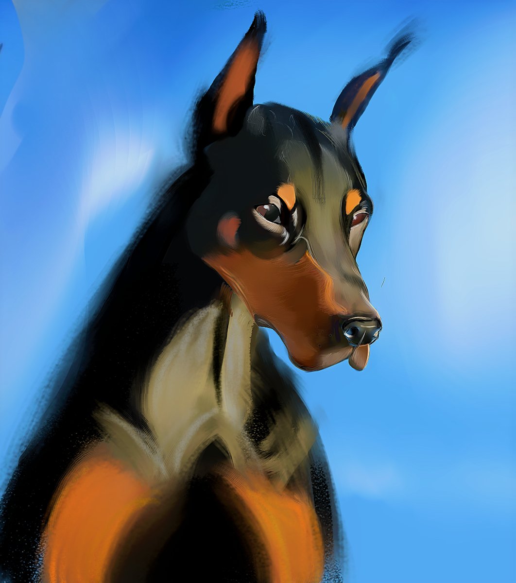 koorymi's tweet photo. Who is a good boy 😍?
.
Hope you enjoy my artwork 🥰!
.
.
.
#개 #아트 #일러스트 #illustration #wildlife #painttoolsai #drawing #dog #goodboy #dobermaninfinity https://t.co/jTxmpOEMiR