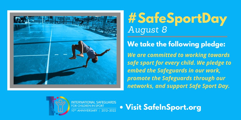 To mark #SafeSportDay, the IOC is taking the Safe Sport Pledge to support the safety and wellbeing of athletes and ensure sporting environments are free from all forms of harassment and abuse.

olympics.com/ioc/news/ioc-r…

#TeamSafeSport