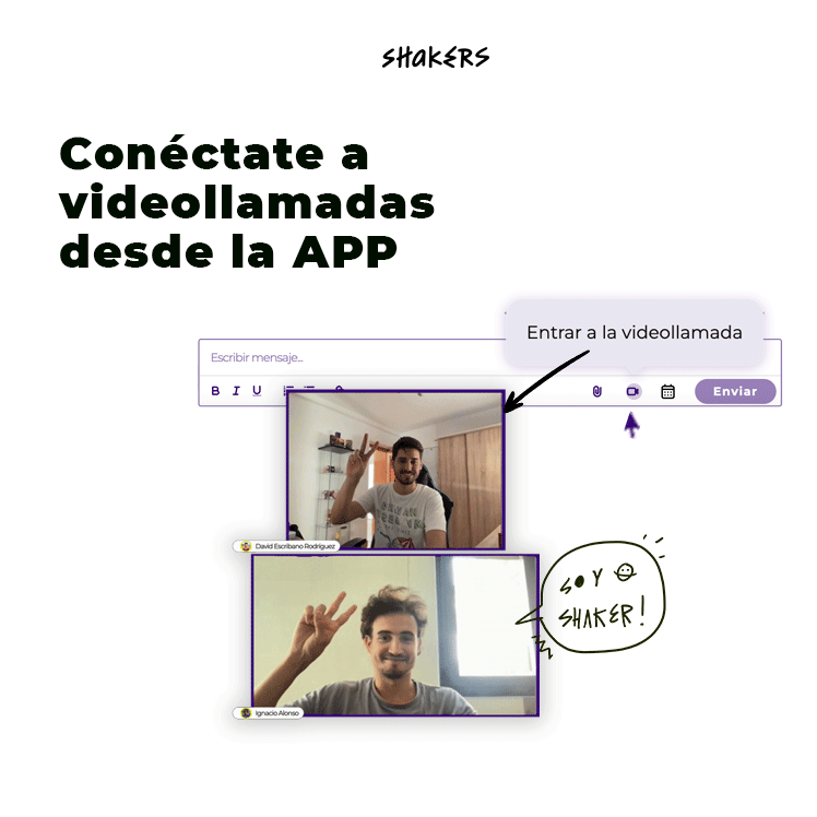 shakersworks's tweet image. 💥NOVEDADES EN #SHAKERS💥

Hemos lanzado nuevas funcionalidades que hacen aún más fácil esta comunicación: 

💬 Ahora podréis conectaros a salas privadas de videollamadas sin salir de la app.
📆 O agendarlas para reuniros cuando mejor os venga.

#beshakers #freeworking