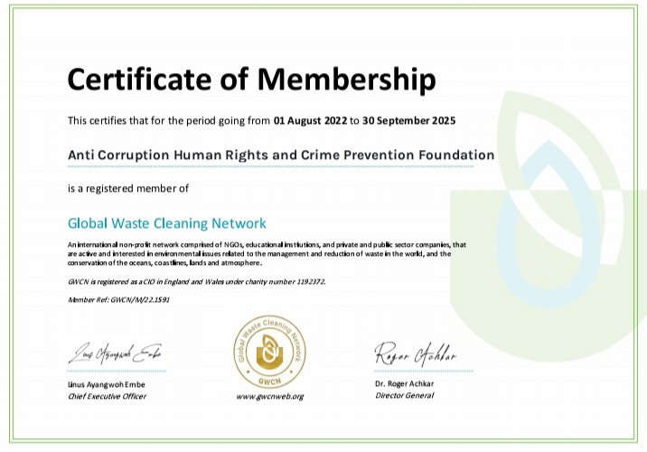 AntiCorruption Human Right & Crime Prevention Fou. tweet media