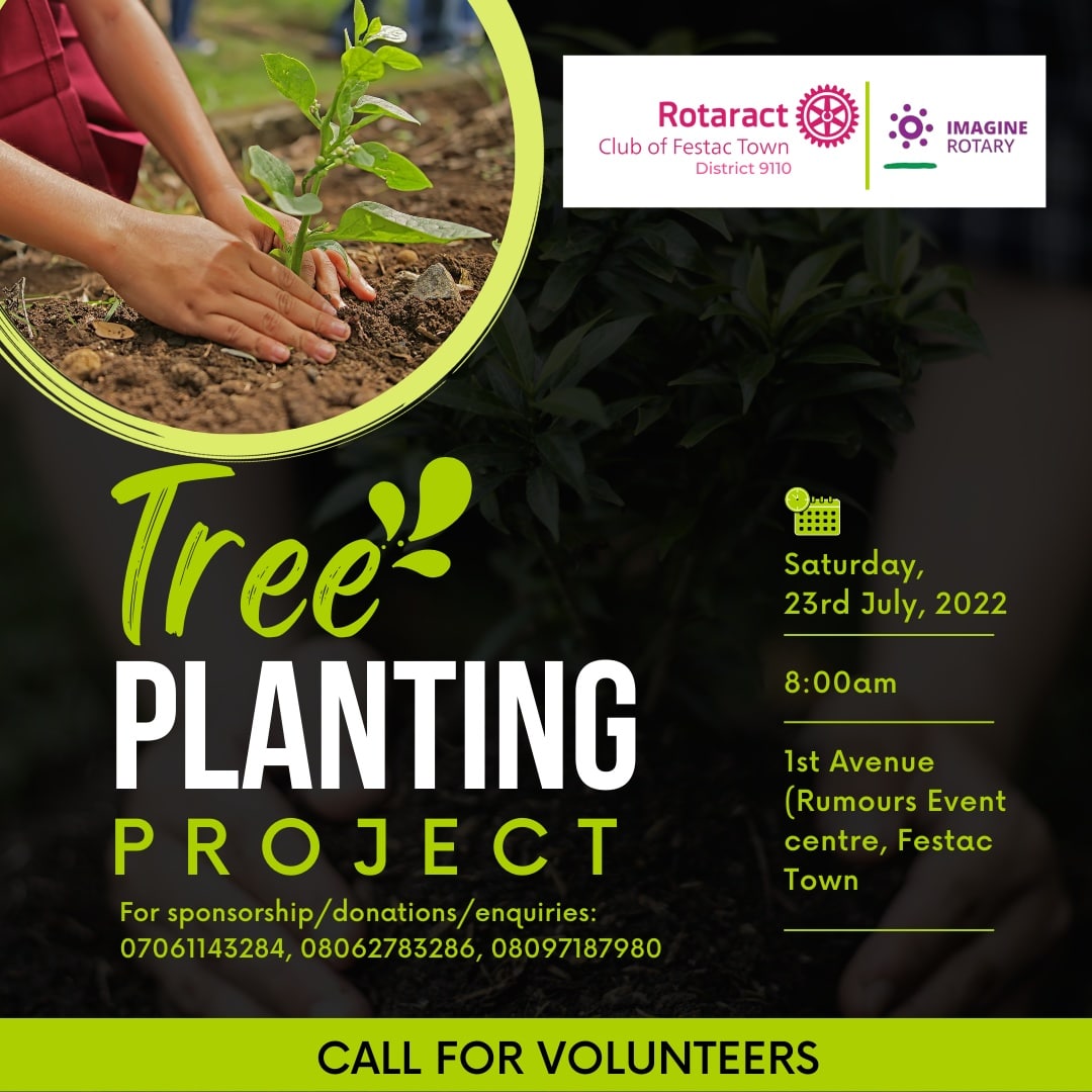 RACFESTACTOWN's tweet photo. In commemoration of the world Environment day, we carried out a tree planting exercise.

#worldenvironmentday #treeplanting #rotaryinternational #rotaractdistrict9110 #rotaractcluboffestactown https://t.co/lxOrQCciMo