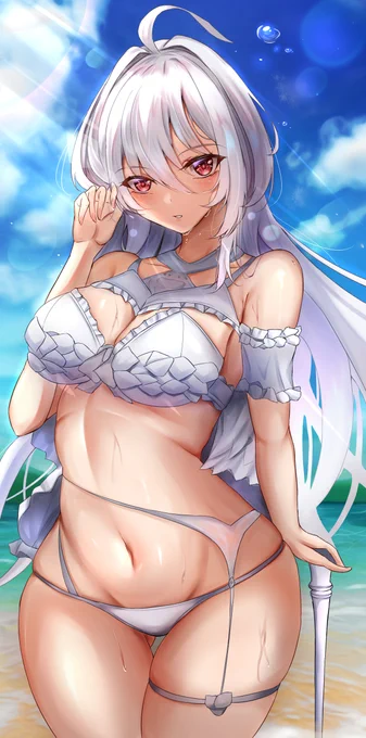 #FGOレディアヴァロン  (・ω<) テヘペロ 