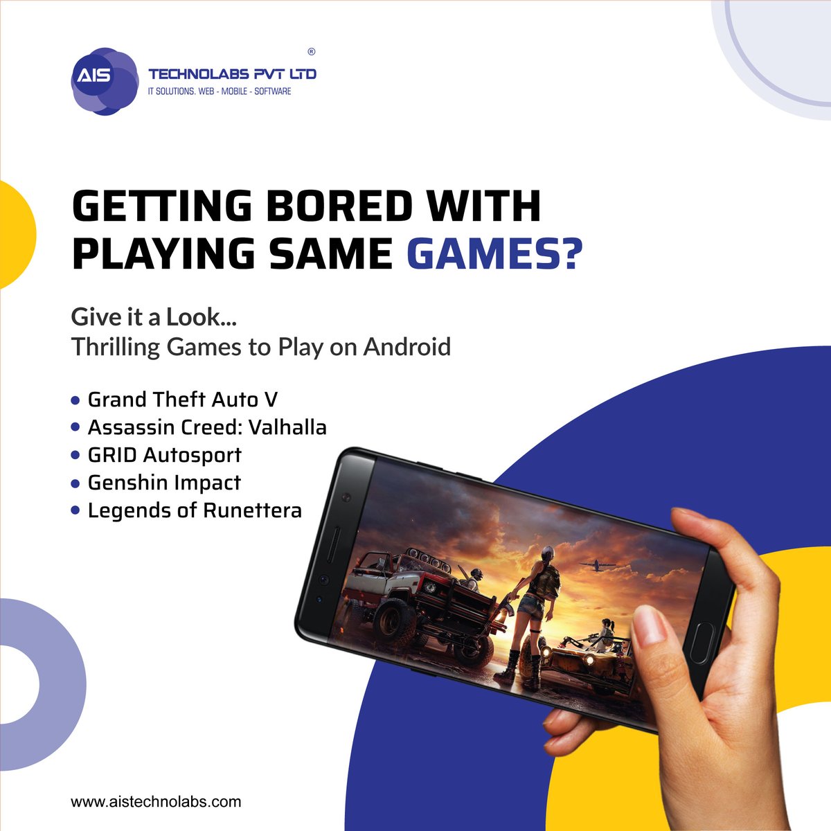 aistechnolabs's tweet photo. Top Thrilling Games for Android !!
Have a Look on them

#androidgames #androidgame #androidgames
#androidgamer #androidgamers #androidgamedev
#androidgamespot https://t.co/r8oclMiQpR