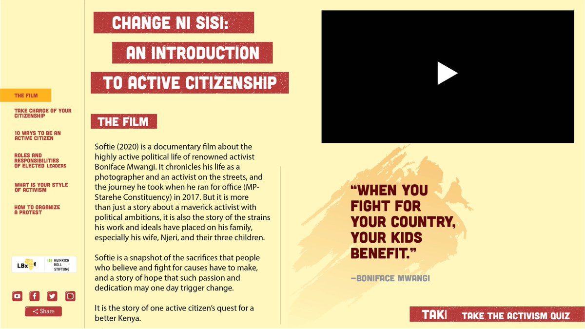 🗳️As John Quincy Adams said, 'Always vote for principle, though you may vote alone, you will cherish the sweetest reflection that your vote is never lost....'✊🏾 Learn more about how you can be an active citizen even after voting🇰🇪➡️ changenisisi.com #ChangeNiSisi