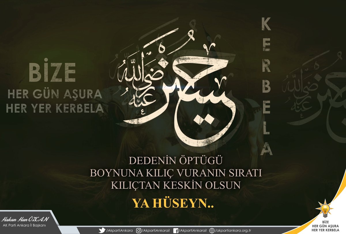 Bize her gün Aşura, bize her yer Kerbela!