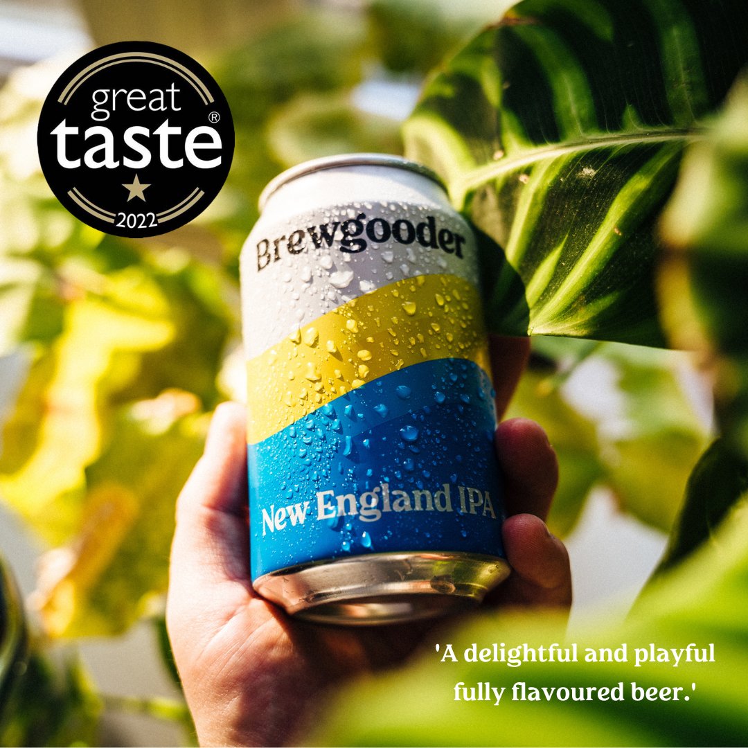 GREAT news 🍻 

We are delighted to announce that three of our core beers have been awarded stars for the 2022 #GreatTasteAwards 🍴

Every time one of our great-tasting beers is enjoyed, it supports projects undertaken by the Brewgooder Foundation worldwide 🌍 

#greattaste