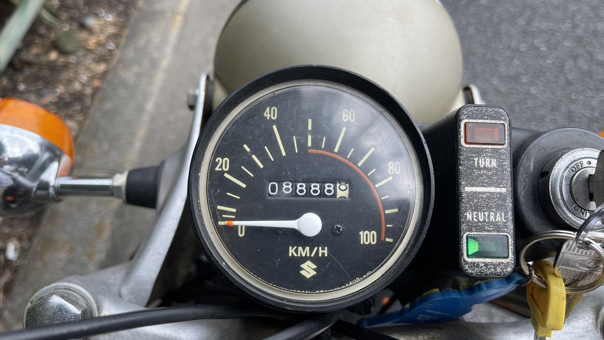 Rocket_BDM's tweet photo. 88888
#suzuki #vanvan #rv90 #motorcycles #昭和レトロ #1970s https://t.co/UIJDaSVDxk