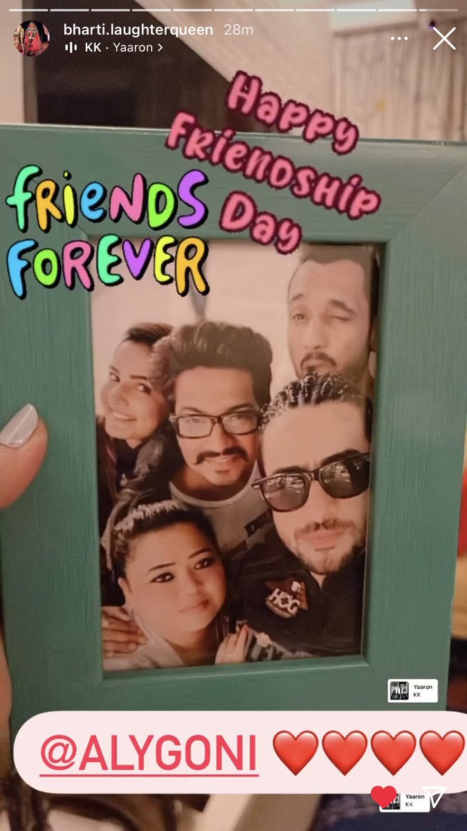 This is so sweet Bharti🥺❤️ 
She forgot to mention Aly yesterday and posted again for him☺️.. 
The unbreakable bond🥰 
Friends Forever ♾️
<a href="/jasminbhasin/">Jasmine bhasin</a> <a href="/AlyGoni/">Aly Goni</a> <a href="/bharti_lalli/">Bharti singh</a> <a href="/writerharsh/">haarsh limbachiyaa</a> <a href="/punitjpathak/">Punit J Pathak</a> 

#JasminBhasin #AlyGoni #JasLy #BhartiSingh