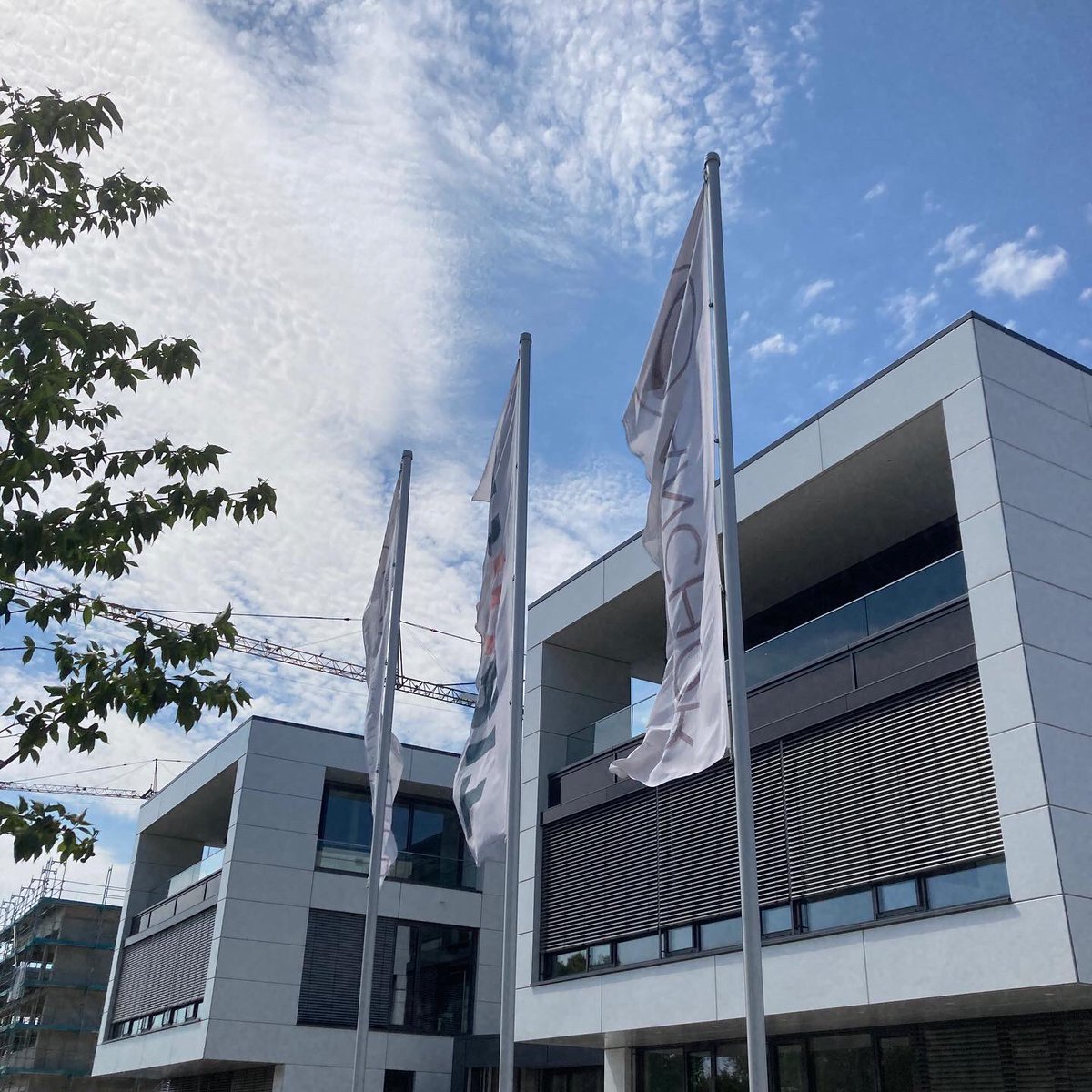 SEIFERTpr's tweet photo. Shooting in Augsburg bei 36 Grad: Dank intelligenter Gebäudetechnik von @Gira arbeitet die Kühldecke effizient. In den frisch bezogenen Büroräumen einer Kanzlei ist es daher sehr angenehm! Nur die Außenaufnahmen gestalten sich schweißtreibend. 😅
.
#BauPR #Shooting #SeifertPR https://t.co/IdkWSO48Mb