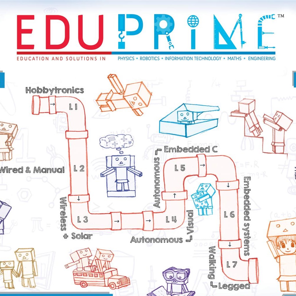 eduprimetech's tweet photo. The Science of today is the technology of tomorrow. Eduprime offers 7 level course to enlighten the young minds with the knowledge of Robotics! Let's join to explore the world of Robots.
#Eduprime #robotics 😊😊😊 https://t.co/5LLlF80iew