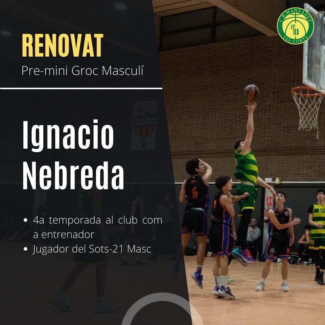 CBManyanet's tweet image. 📣 ENTRENADORS 22/23

➡️ Dos jugadors del club i formats a la casa seran els encarregats de dirigir les generacions del 2014!

#ForçaManyanet 💚💛