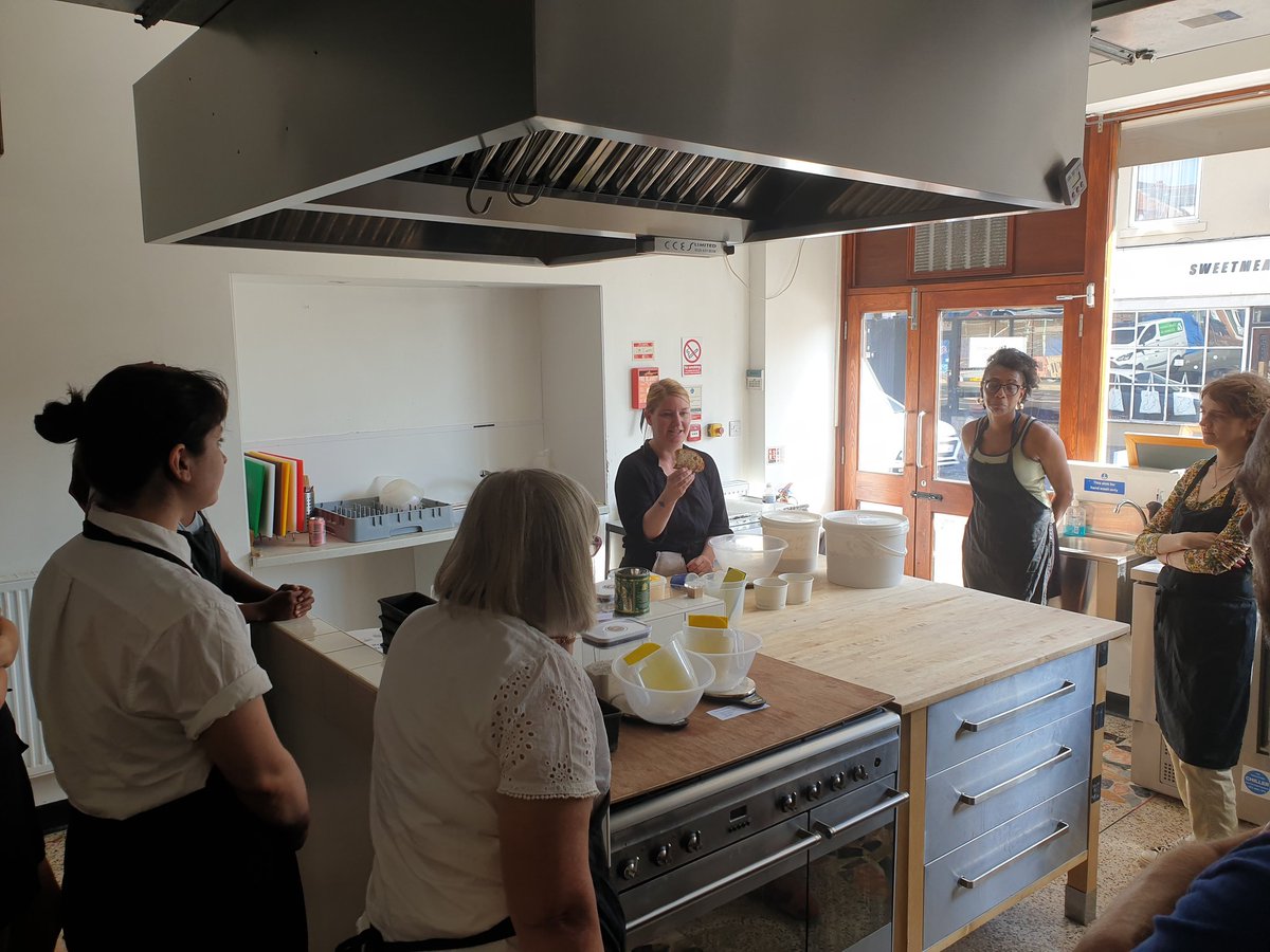 Laurie Ramsell (@laurieramsell) on Twitter photo #BABlab2022 kicks off with the Art of Yeast <a href="/loafonline/">Loaf Temp Account</a> "our bread is just 3 ingredients, supermarkets are over 20... this dough made of flour and water is making its own yeast from all around us, off our bodies, the street, this is very much a 'Loaf' sourdough" #BABlab2022 kicks off with the Art of Yeast <a href="/loafonline/">Loaf Temp Account</a> "our bread is just 3 ingredients, supermarkets are over 20... this dough made of flour and water is making its own yeast from all around us, off our bodies, the street, this is very much a 'Loaf' sourdough"