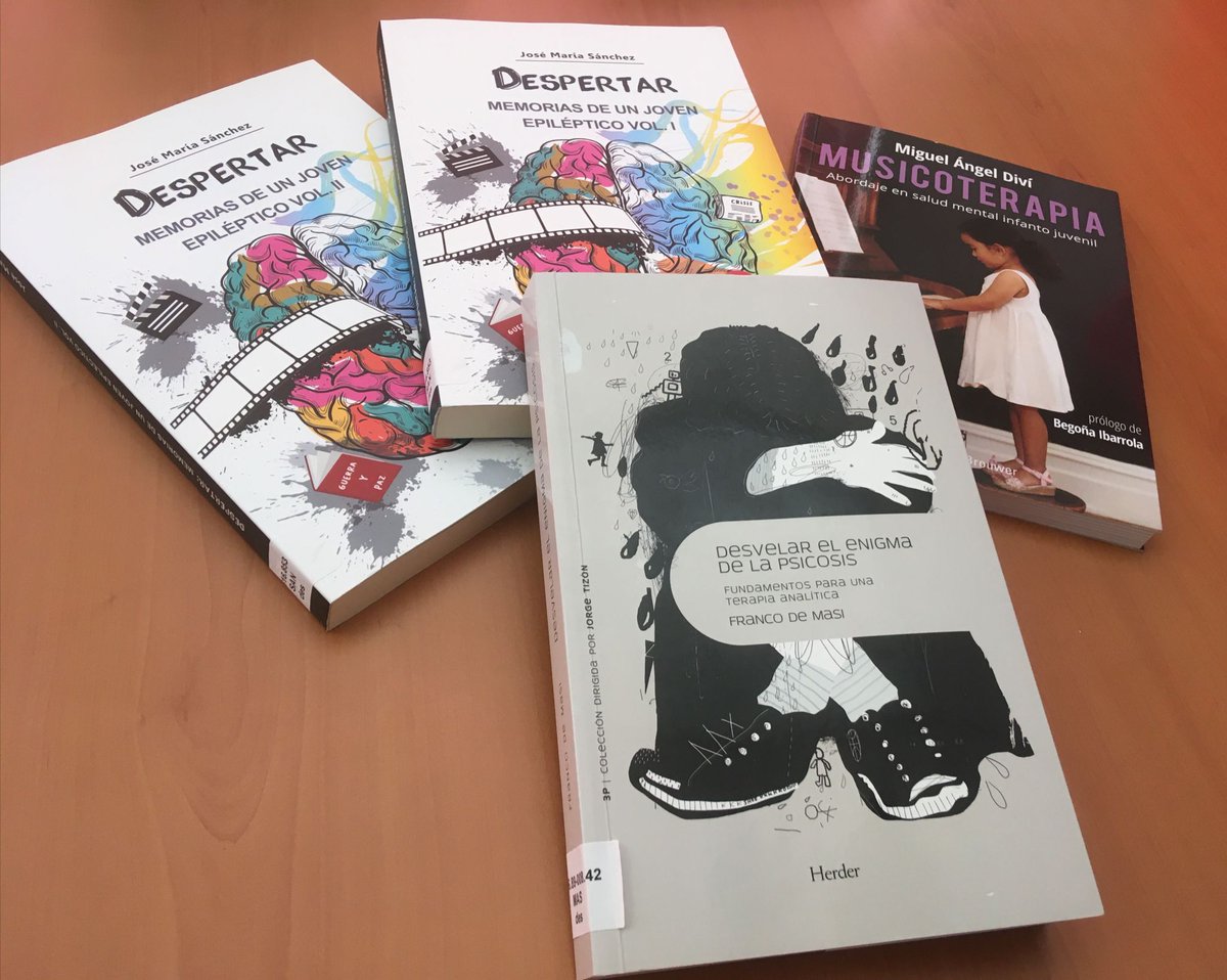 📕📚📖 Hoy hemos publicado #BiblioSaludMental con estos buenos libros de @jm_sanchez92 <a href="/MiguelDivi/">Miguel Ángel Diví</a> y Franco de Masi.

Para solicitarlos #gratis pincha aquí 👉🏿 bit.ly/3A0MOmJ