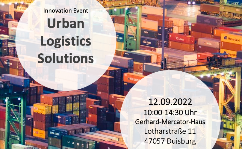 📅 12.9.2022, 10-14:30
📍 Gerhard-Mercator-Haus, Duisburg
We would like to invite you to 
@ZLV_UDE
's #Innovation event "#Urban #logistics solutions"! In short presentations, the results of 3 logistics projects will be presented among other topics.
👉uni-due.de/apps/rss.php?i…