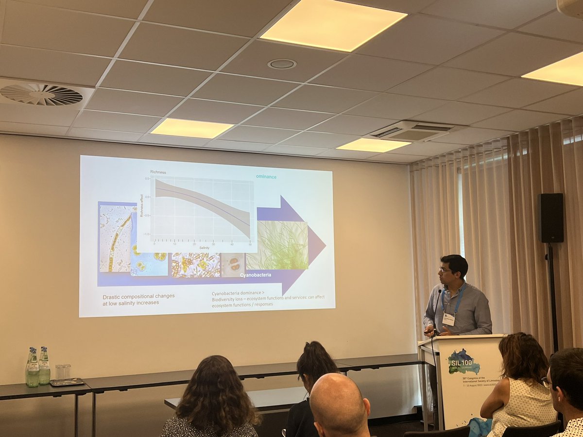 Meryem Beklioglu (@beklioglumeryem) on Twitter photo Excellent talk <a href="/SIL_limnology/">SIL Limnology</a> Berlin given by <a href="/JPPachecoEsnal/">Juan Pablo Pacheco</a> on the impact of increasing salinity on periphyton community riches and structure complexity- using <a href="/metu/">MetU</a> Mesocosm systems salinisation reduces the richness and complexity to simple cyano <a href="/MetuLimnology/">Limnology METU</a> <a href="/ecologyaquatic/">aquaticecology@metu_ims</a> Excellent talk <a href="/SIL_limnology/">SIL Limnology</a> Berlin given by <a href="/JPPachecoEsnal/">Juan Pablo Pacheco</a> on the impact of increasing salinity on periphyton community riches and structure complexity- using <a href="/metu/">MetU</a> Mesocosm systems salinisation reduces the richness and complexity to simple cyano <a href="/MetuLimnology/">Limnology METU</a> <a href="/ecologyaquatic/">aquaticecology@metu_ims</a>