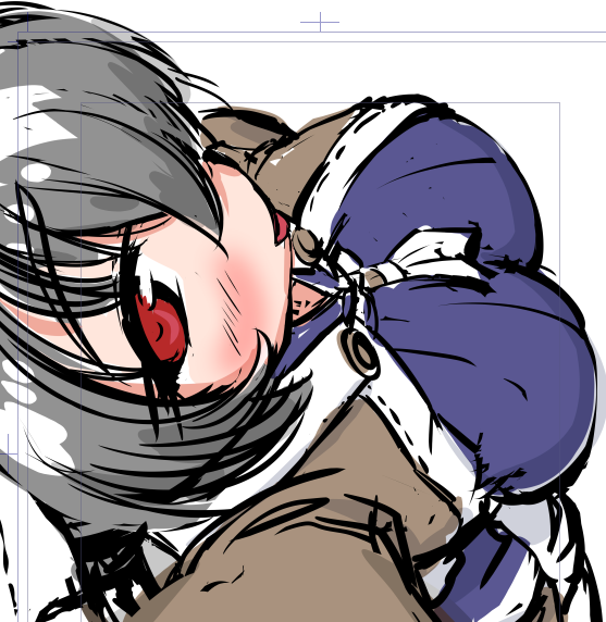 この迅鯨ちゃん
どこの原稿のどのページにあるのか行方不明で
取り込み画像だけある始末 