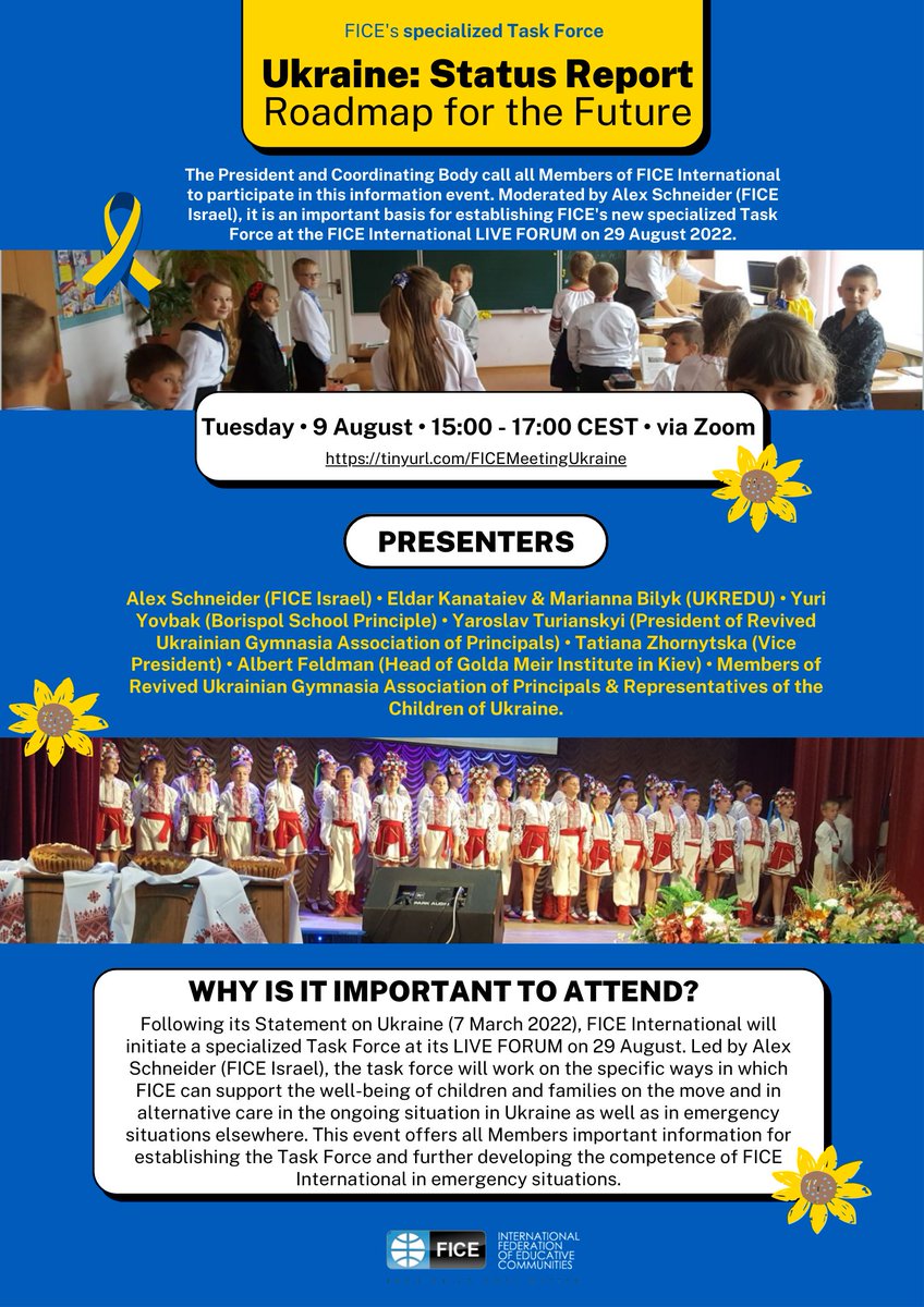 Ukraine: Status Report/Roadmap for the Future happening tomorrow! Join us.