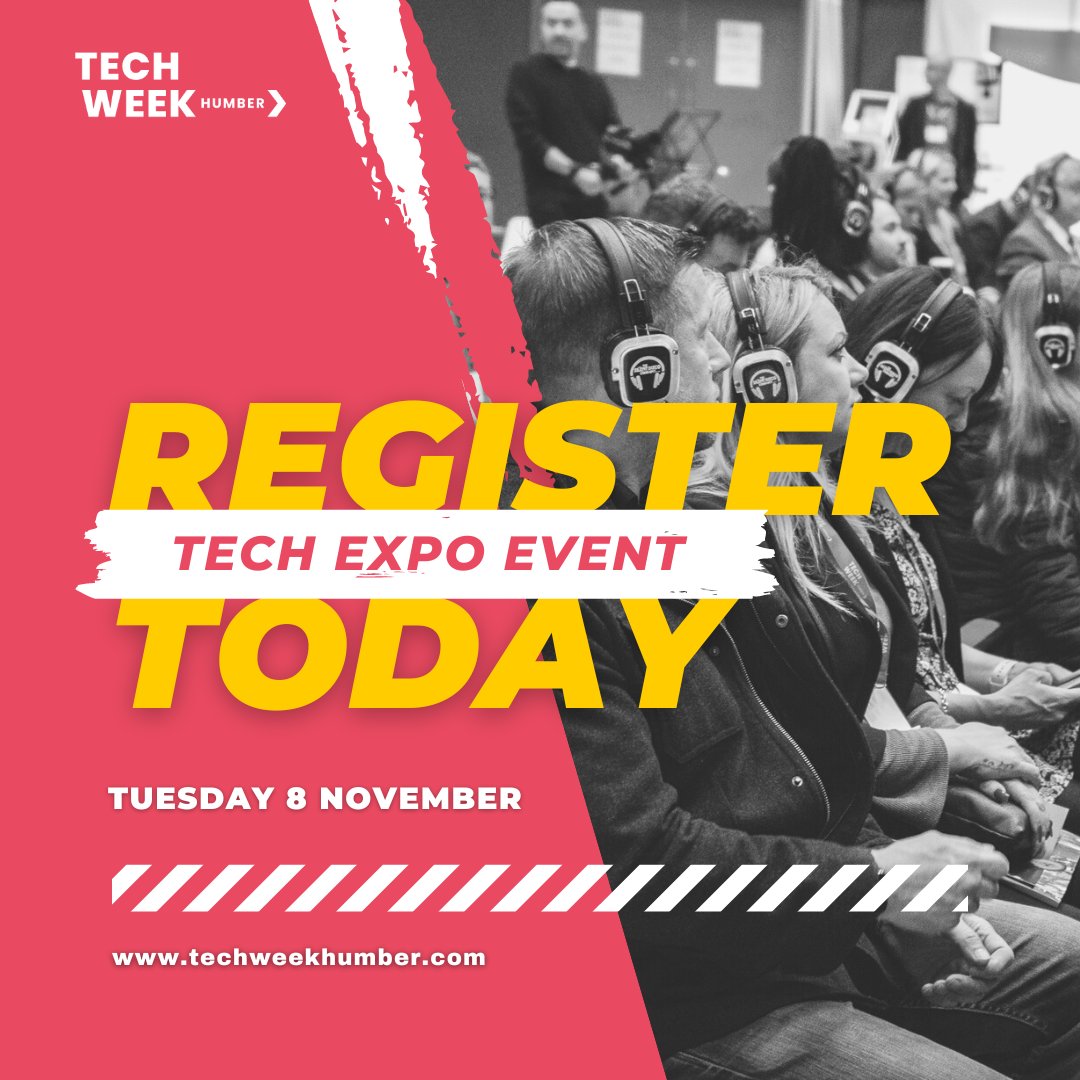 WE ARE BACK! 

Join us for our fourth Tech Week Expo live at the MKM Stadium on 8th November! but.....we aren't stopping there, we have a week- long festival of events connecting enterprise and education in all things Tech

Register today 👉 techweekhumber.com