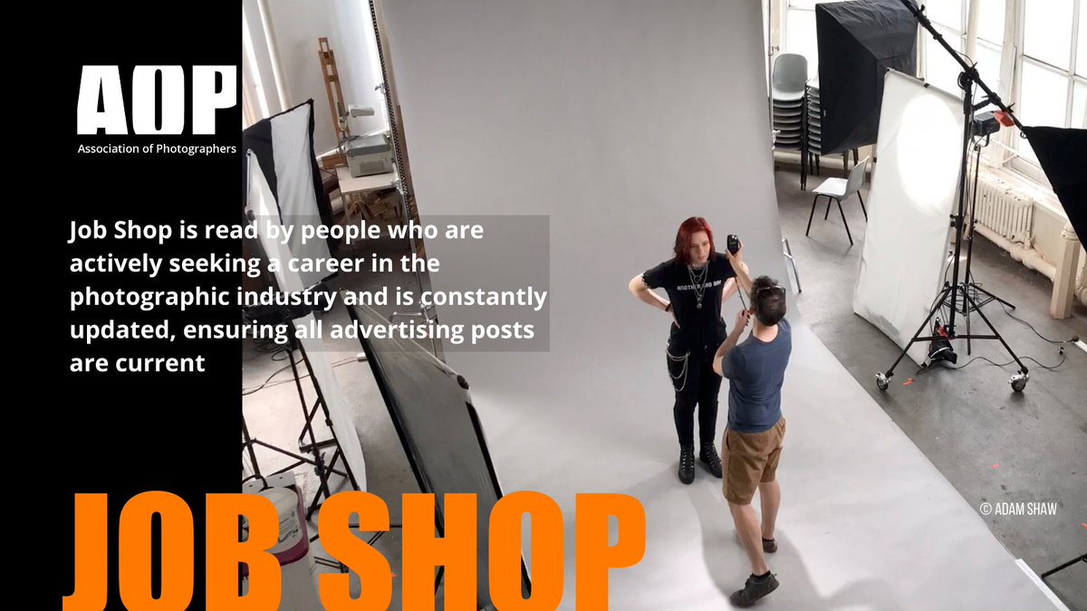 Looking to advertise a photography job? Constantly updated all AOP Job Shop ads are current and targeted to those actively seeking a career in the photographic industry. Free to members and £50 to non-members. the-aop.org/shop/job-shop #ProtectPromoteInspire PhotographyCareers