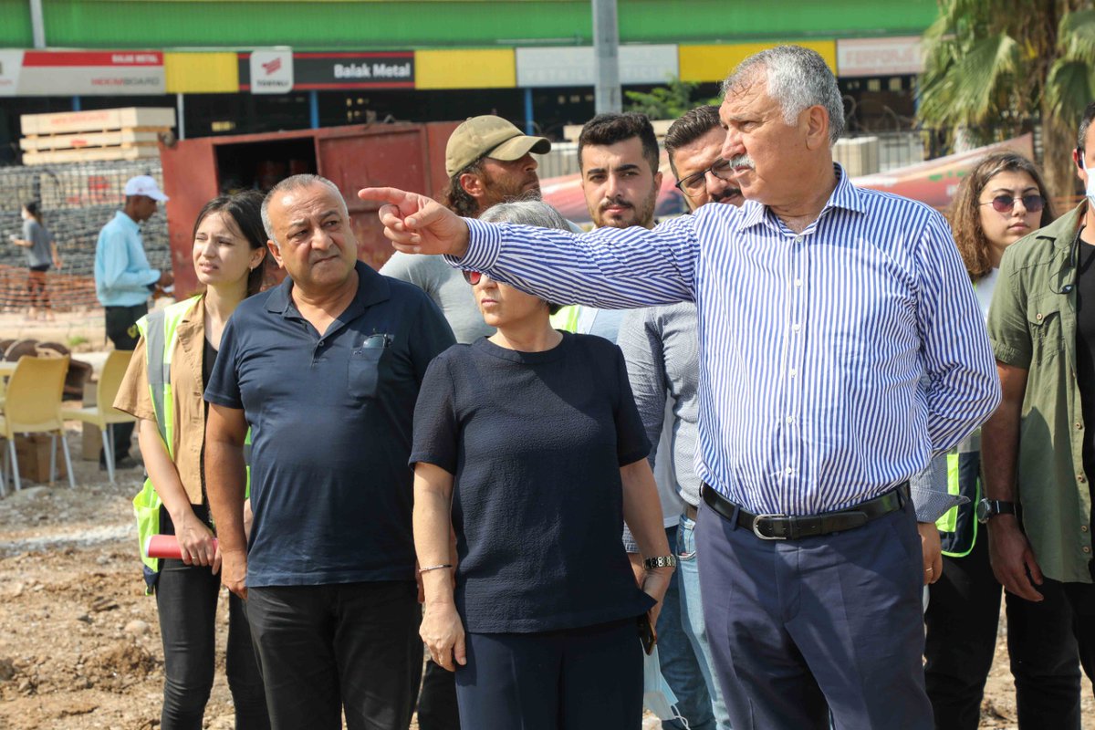ZeydanKaralar01's tweet photo. Merkez Otogar kavşağında devam eden, büyük öneme sahip ve bitimiyle sürücülerimizi rahatlatacak alt geçit çalışmalarımızı yerinde inceledik. https://t.co/UWws1HP0ZB