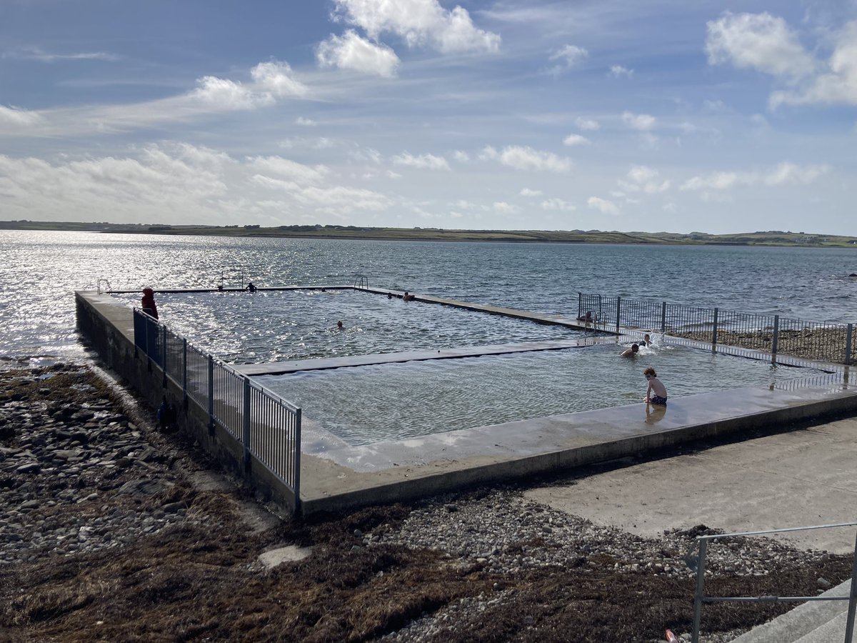 The weather probably isn’t good enough for an outdoor pool in Dublin etc etc etc. Meanwhile, @MayoCoCo’s fantastic Belmullet Tidal Pool is free to use and has lifeguards on duty for most of the day during the Summer: