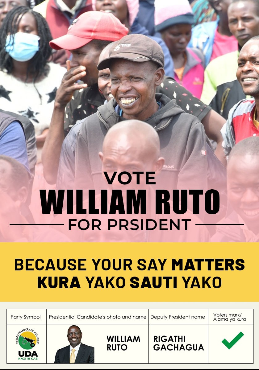 Hustlers have decided #FormNiRuto as he is a man with strategic planning to help them. We cannot allow dynasties to take over. Kenyans are tired with statile capture and want a government that cares and appreciates their existence in Kenya. It's the Kenya Kwanza government