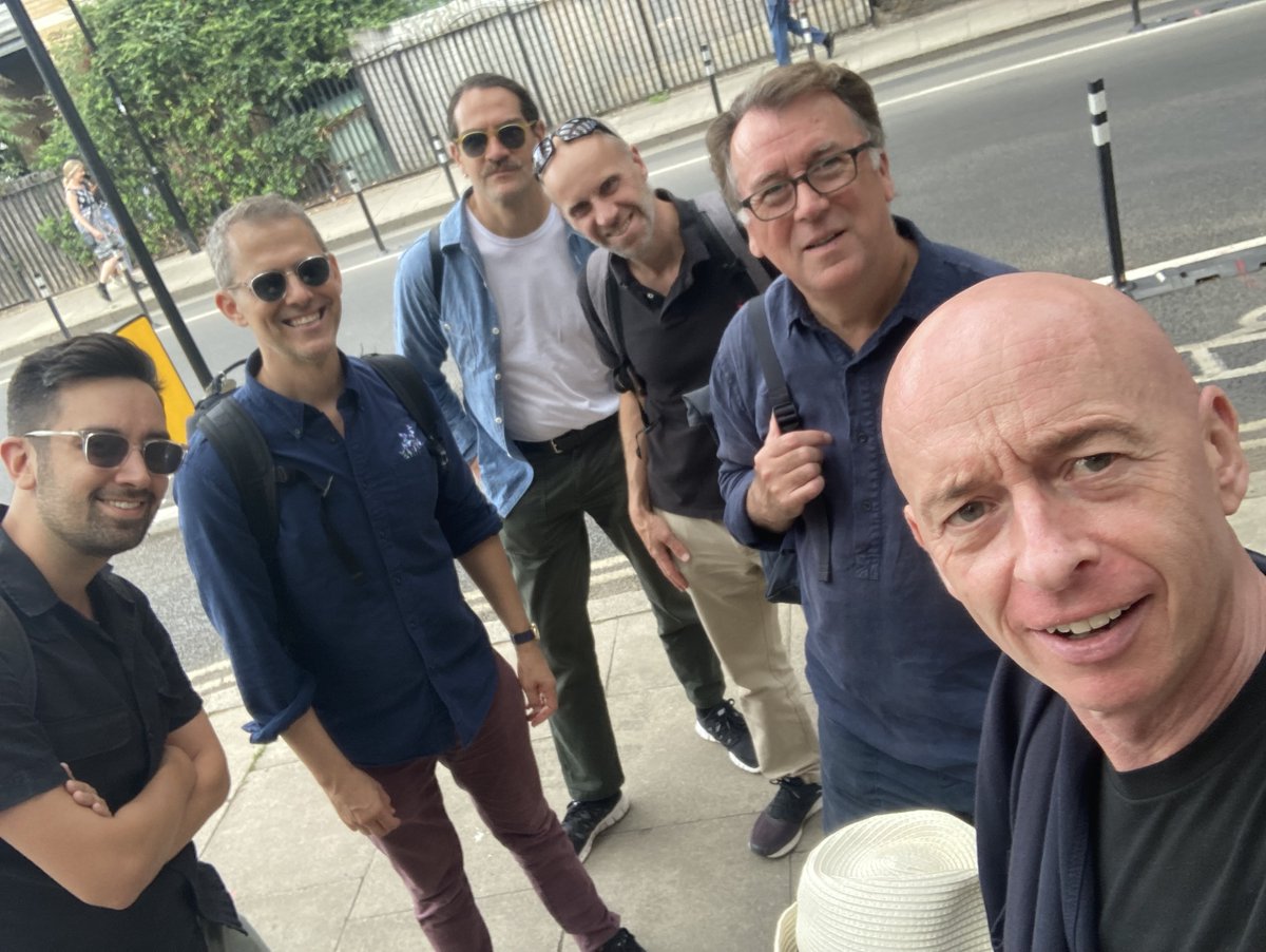 EustonTown's tweet photo. Amazing to have the founders of @highlinenyc @robertrhammond and @jamesbmark of @ThermeGroup visit @CamdenHighline for a walking tour led by our CEO @pitkeathley last week. https://t.co/PE9v130hsi