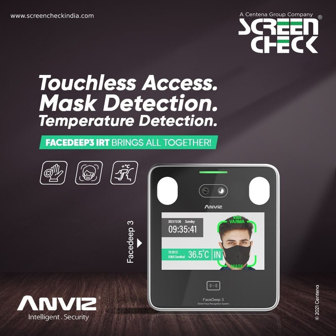 ScreencheckInd's tweet image. Get all essential facilities in one access terminal!

Visit Us: screencheckindia.com/product/facede…

#anviz #facedeep #facedeep3 #anvizindia #accesscontrol #covid19 #covid #facerecognition #contactless #informationsecurity #security #biometrics #safety #organization