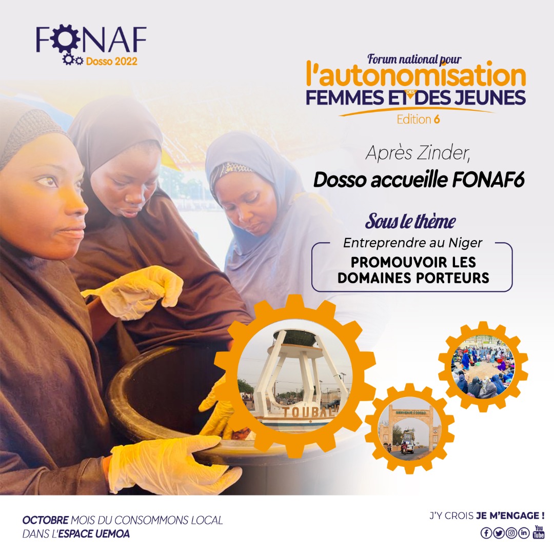 hadyline2014's tweet photo. Octobre , mois du consommons Local dans l'espace UEMOA  et mois DU #FONAF au Niger. Découvrez les jeunes et les femmes qui produisent , transforment et commercialisent nos produits locaux.
#FONAF6 ça sera du 8 au 12 Octobre à Dosso.
FONAF , J'Y CROIS JE MENGAGE !
#Consommerlocal https://t.co/LS1LMUccSG