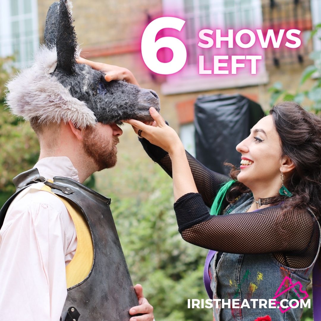 We have just 🧚 SIX 🧚 shows left of 'A Midsummer Night's Dream' including our relaxed performance tomorrow!

Book your tickets at &gt; tinyurl.com/IAMSNDTwitter
#SeeYouInTheGarden